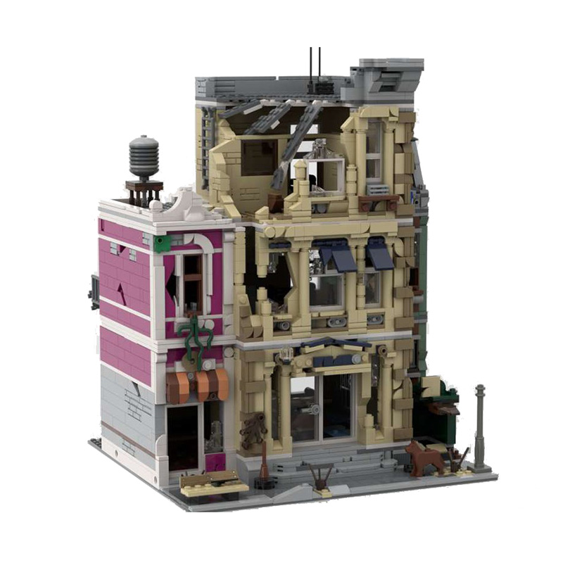 MOC 66832 Apocalypse Police Station