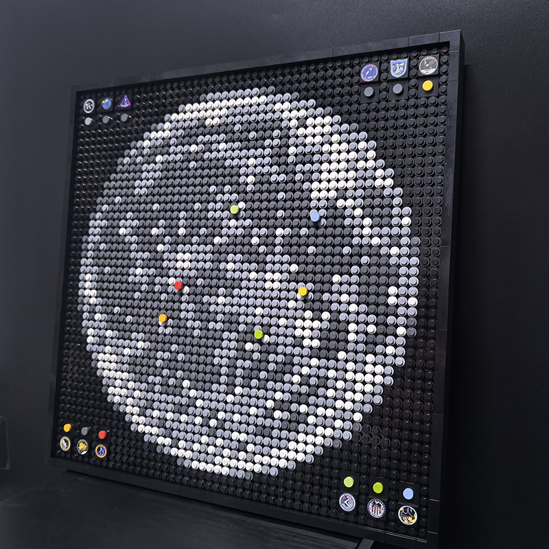 MOC-88149  Apollo Program Moon Landing Sites – Mosaic