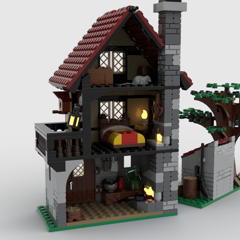 MOC-82740 Medieval House