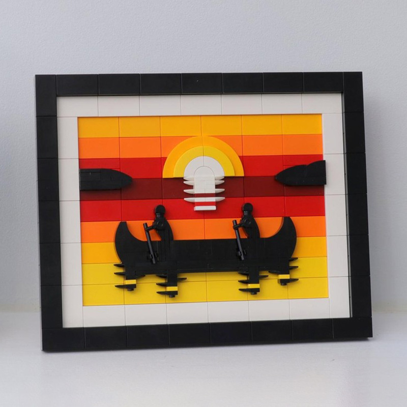 MOC-187605 Canoe at Sunset