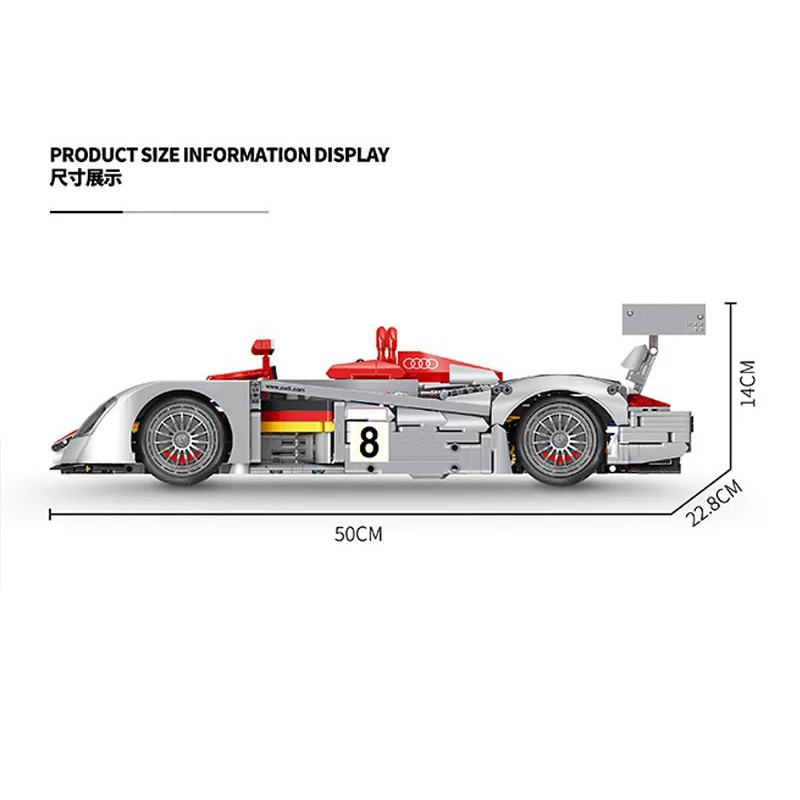 USD 55.88 - YC-23044 Audi R8 LMP 2000 - m.morkmodel.com
