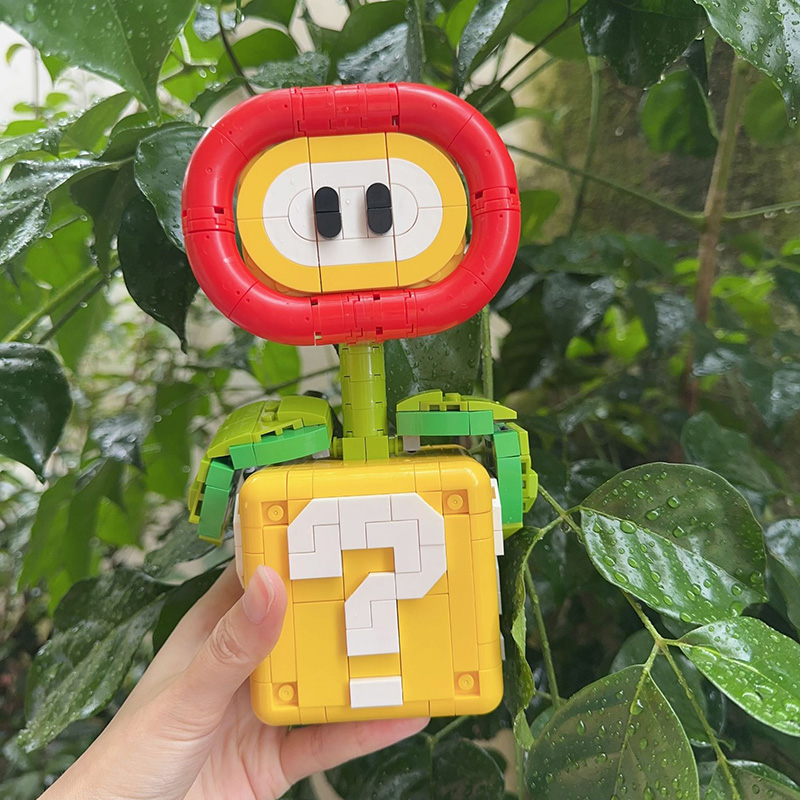 30555 Mario Question Box Flame Flower
