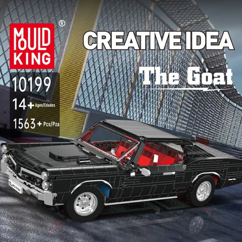 Mould King 10199 Pontiac GTO muscle car