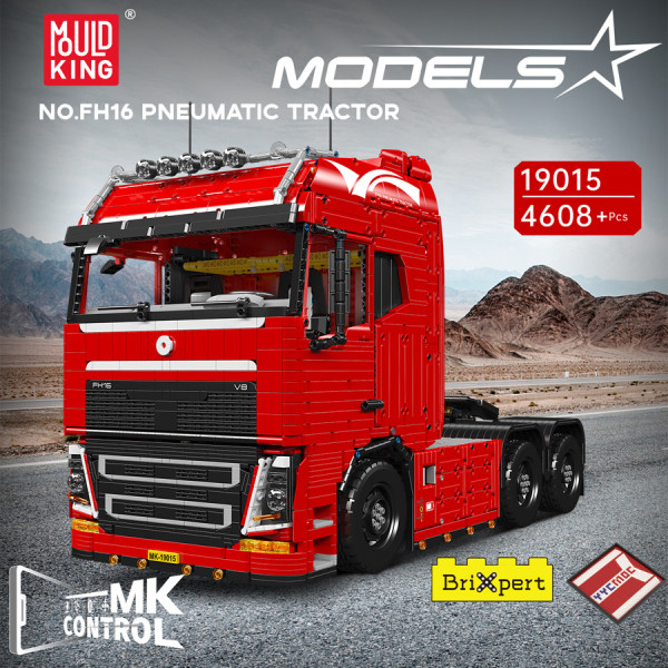 MouldKing 19015&19015T FH16 Pneumatic Tractor