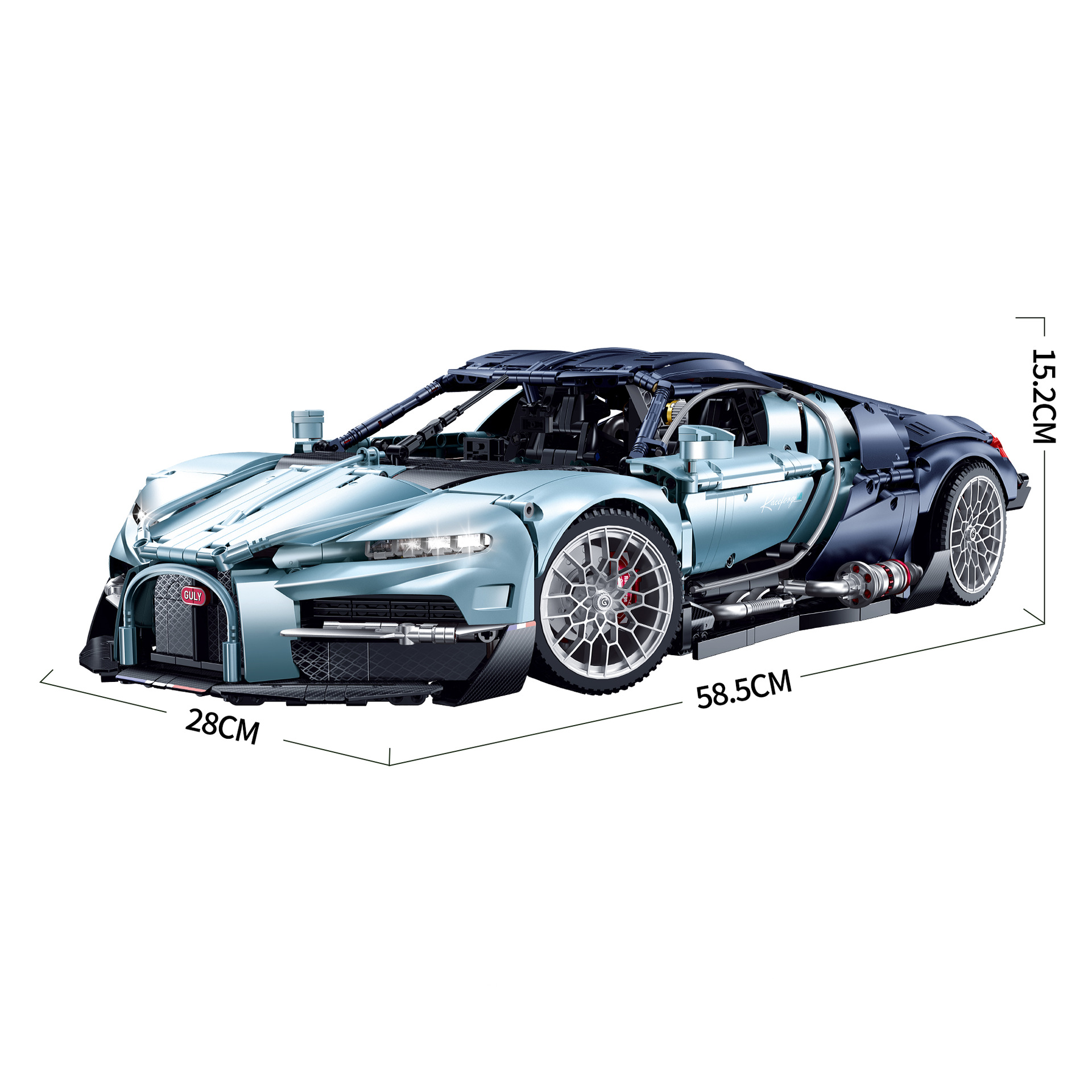GULY 10648 Bugatti Tourbillon 1:8