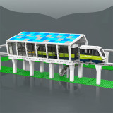 MouldKing 12040 Italian Marconi Express Light Rail Train
