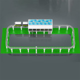 MouldKing 12040 Italian Marconi Express Light Rail Train