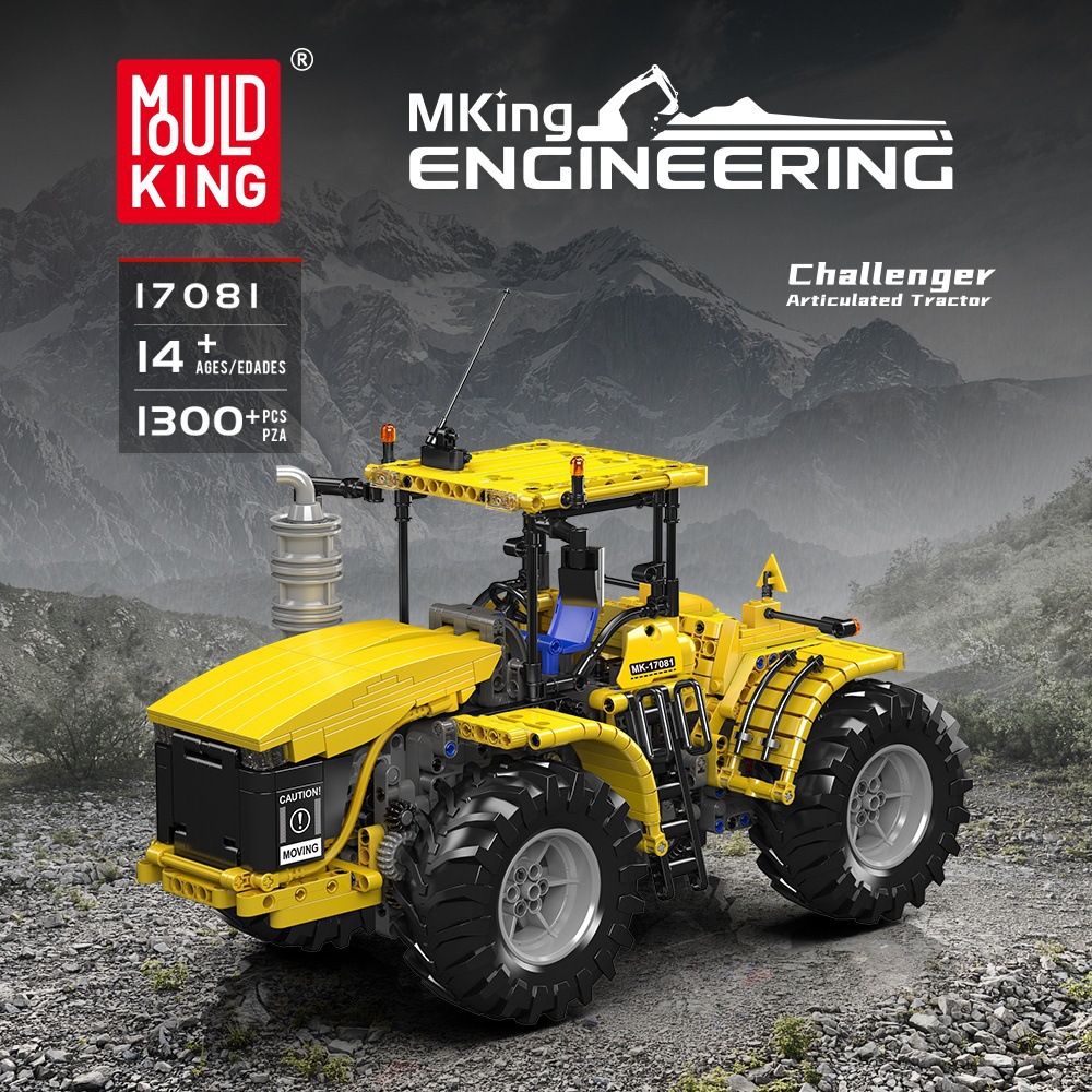 MouldKing 17081&17082 Challenger Articuated Tractor