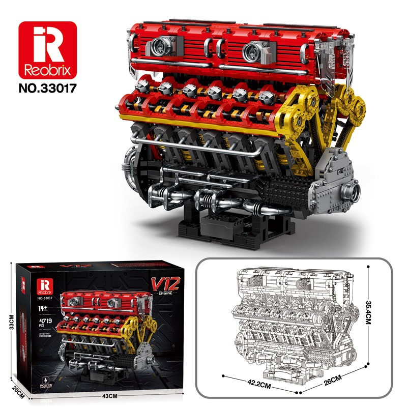 Reobrix 33017 V12 Engine