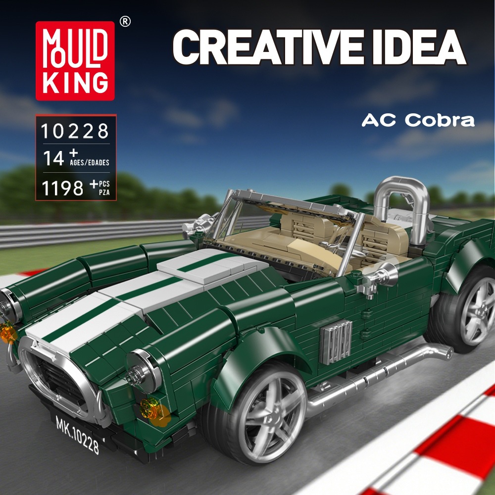 MouldKing 10228 Cobra convertible sports car