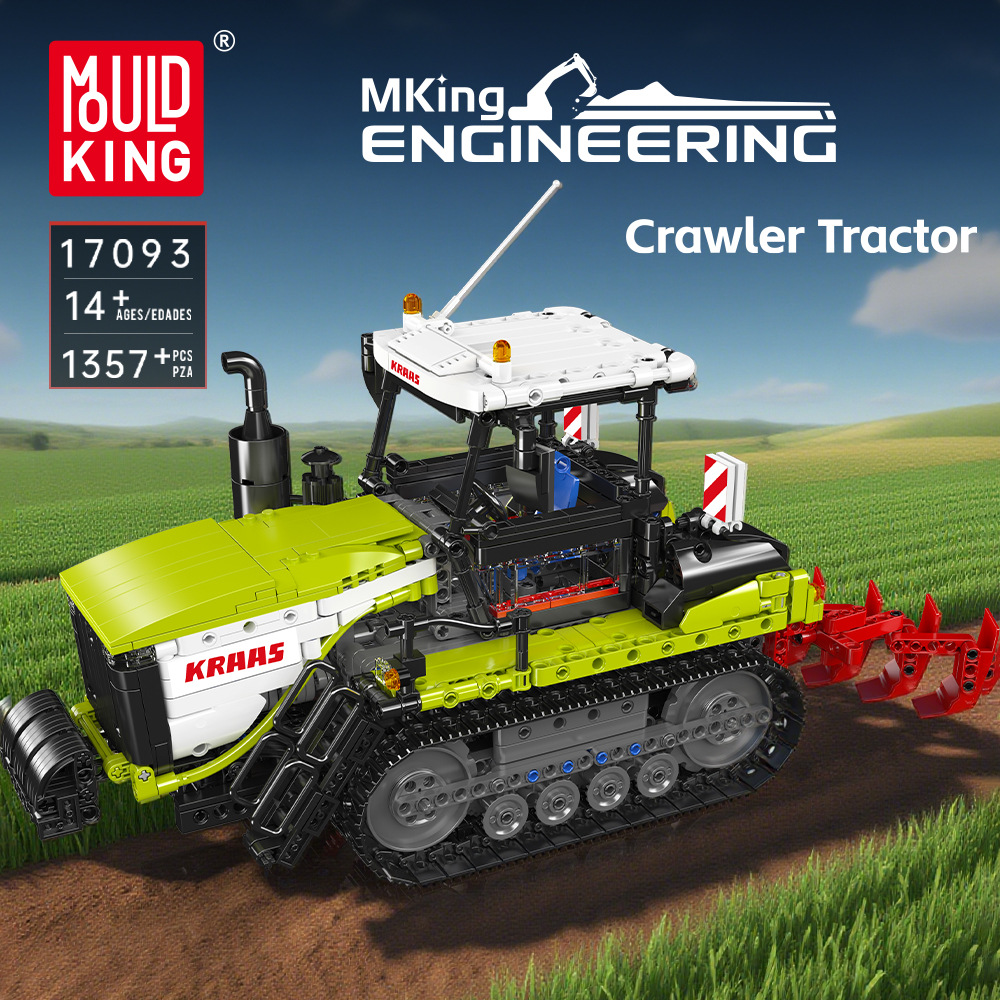 Mould King 17093 Electric tracked tractor