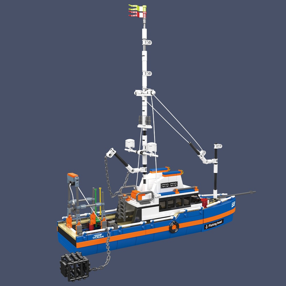 MouldKing 10185 fishing boat