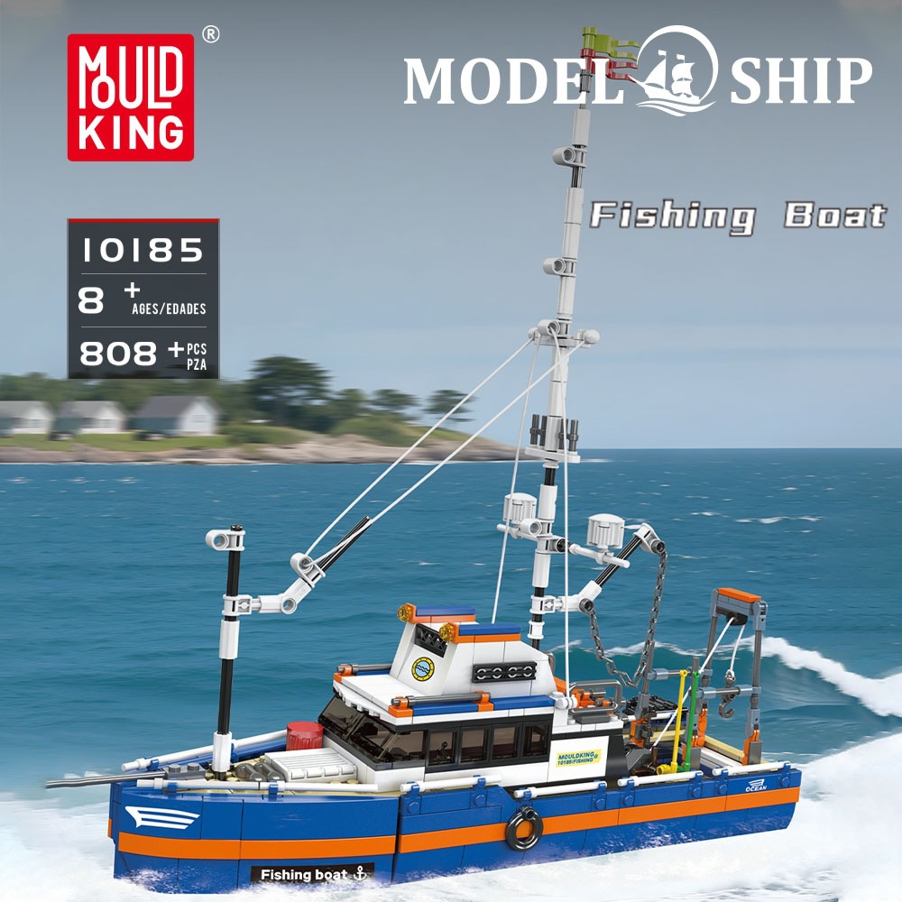 MouldKing 10185 fishing boat