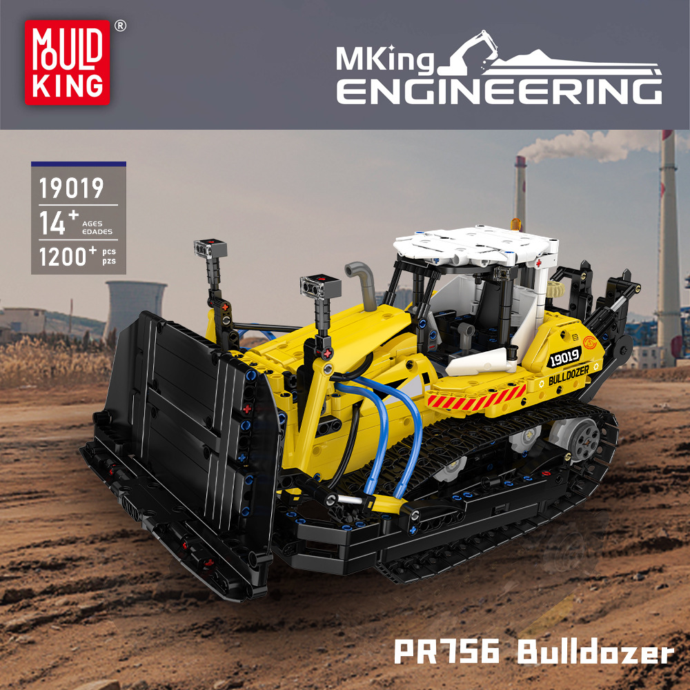 MouldKing 19019 PR756 bulldozer