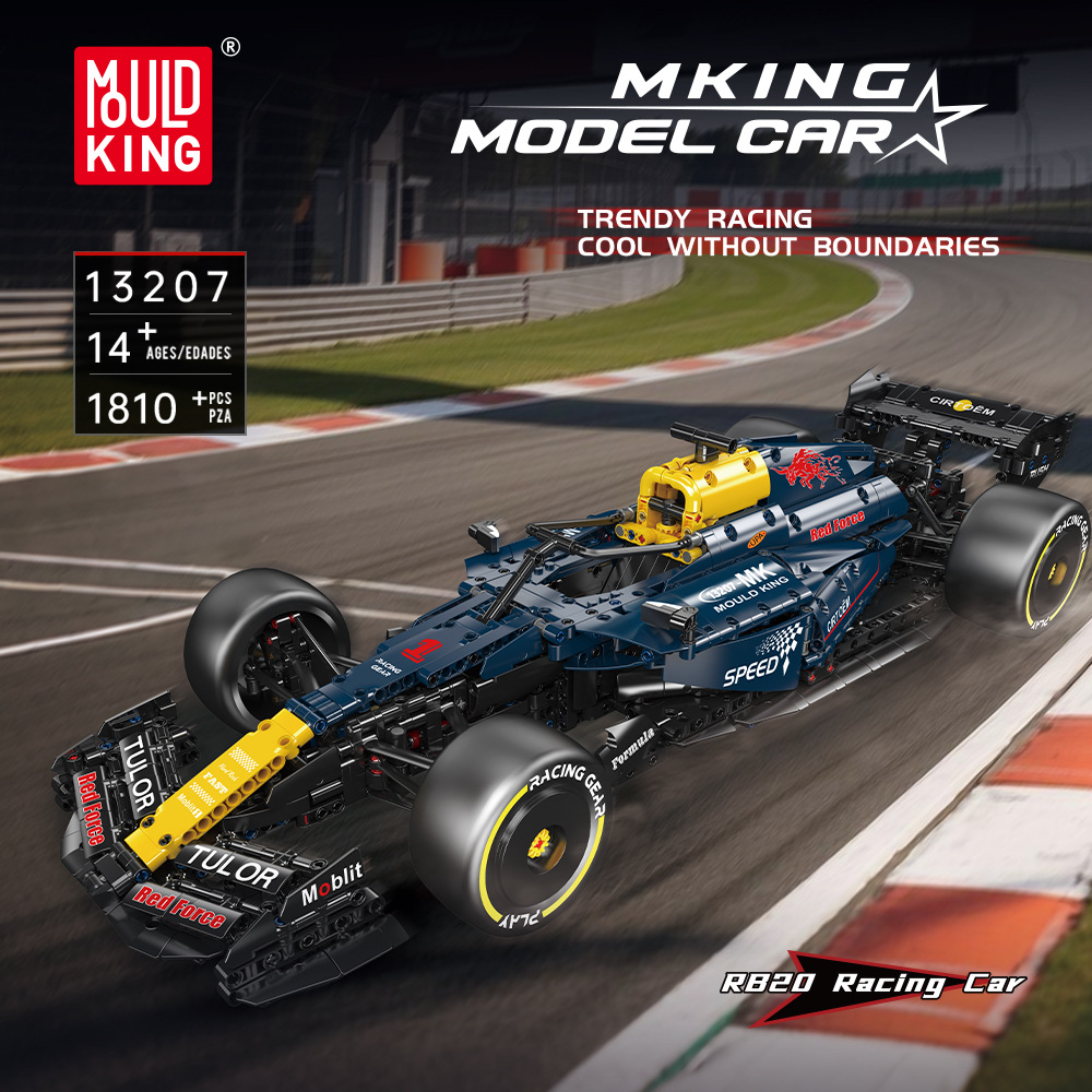 MouldKing 13207 & 13208 RB20 Racing Car