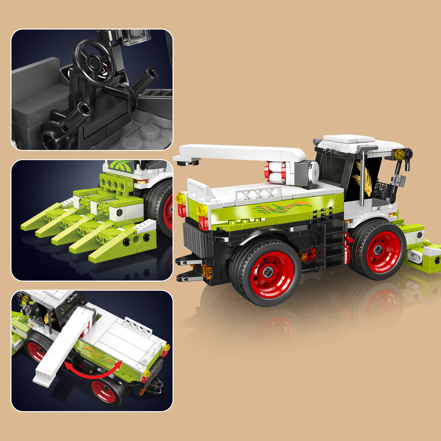 MouldKing 24091 Combine Harvester