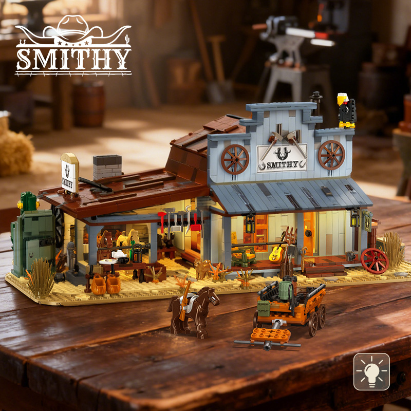 JIESTAR 89145 Western Blacksmith Shop