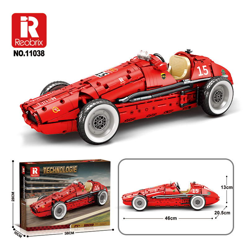 Reobrix 11038 Retro Formula 500 Racing car