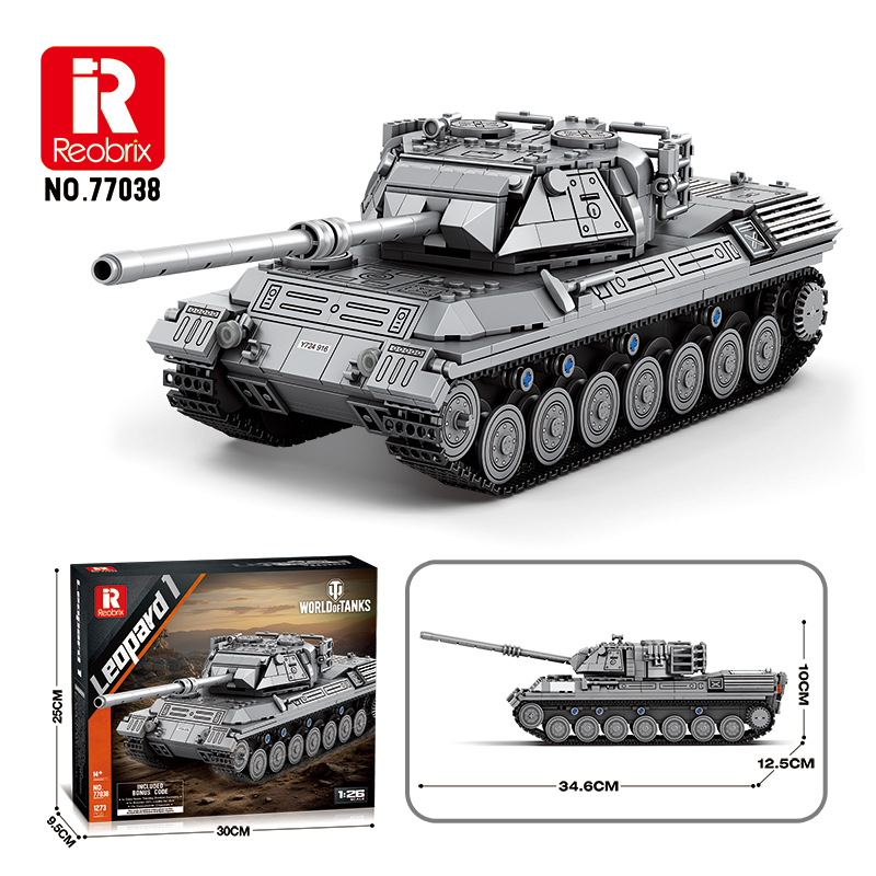 Reobrix 77038 Leopard 1 Tank