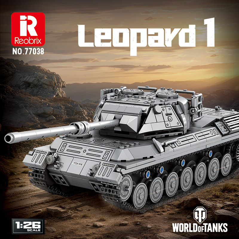Reobrix 77038 Leopard 1 Tank