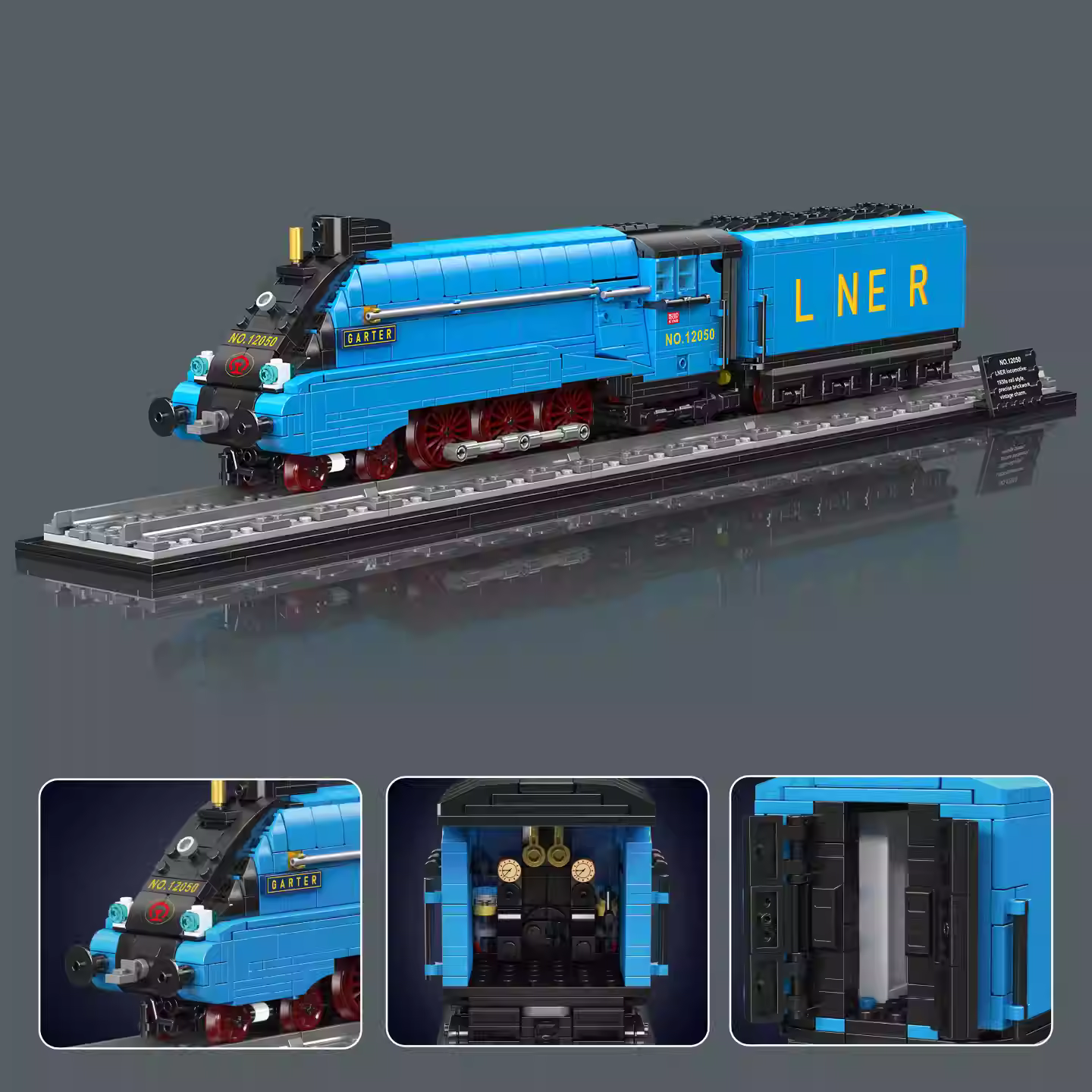 Mould King 12050 Wild Duck Steam Locomotive