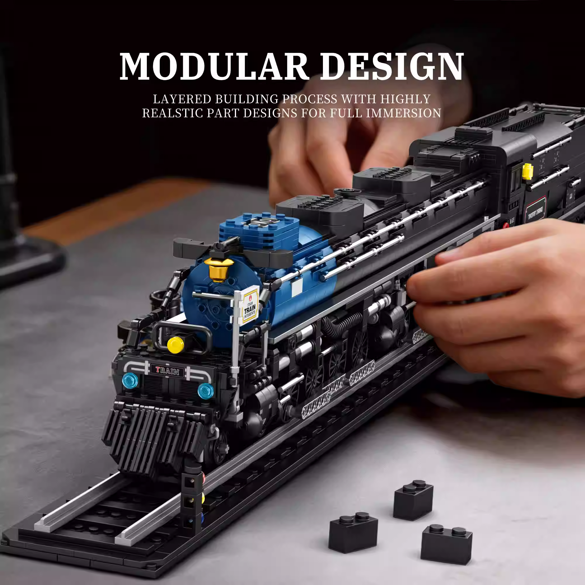 Reobrix 66805 American Big Boy Steam Train