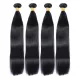 Ryalan Straight Hair Extensions 100% Human Hair Bundles Natural Color 4 Bundles Indian Hair Straight Remy Hair Weaves
