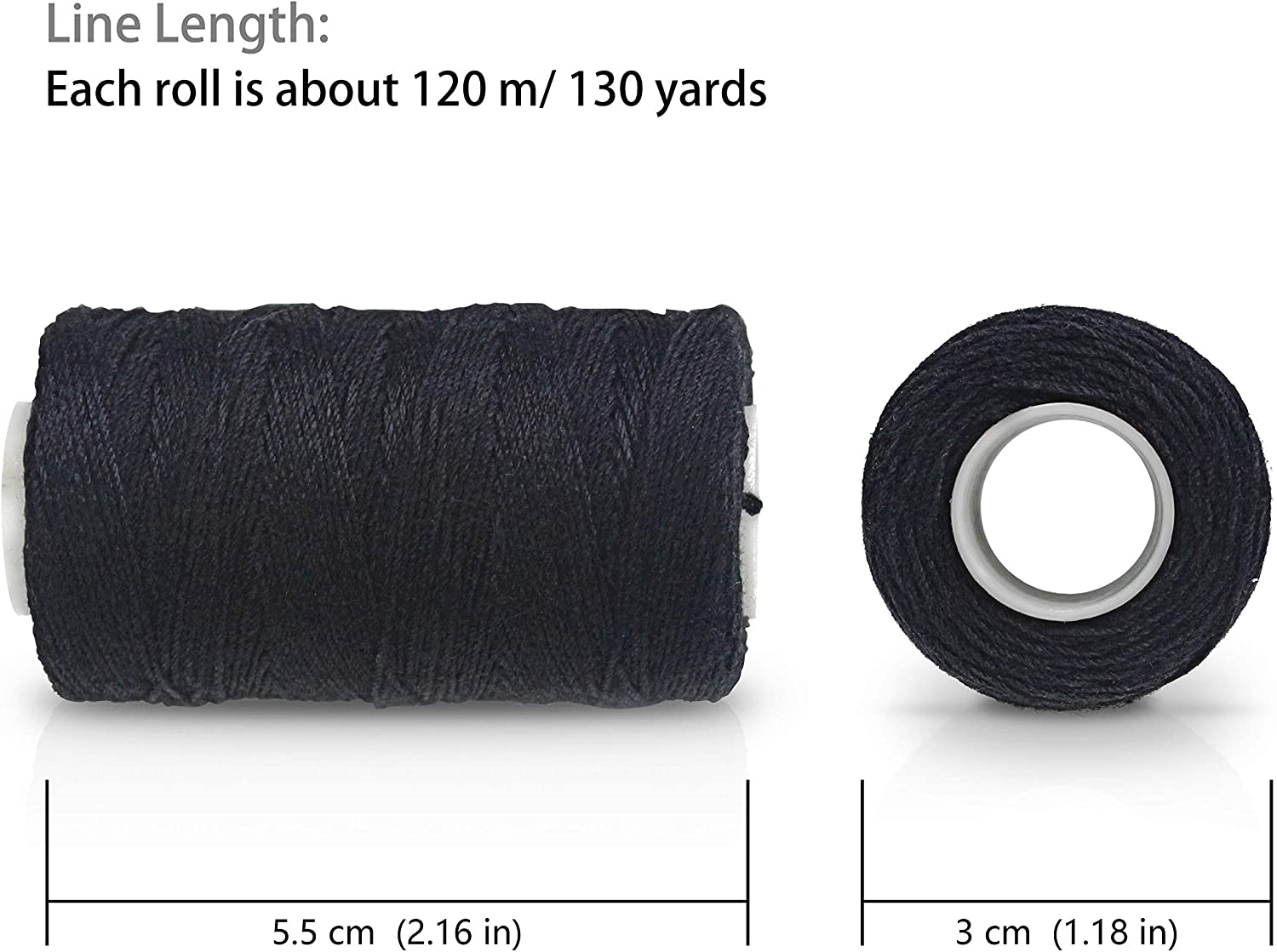 Buy Mandala Crafts Black Hair Weave Needle and Thread Set - Hair Needle and  Thread Kit for Sewing Hair – 70 C Needles T Pins 24 Hair Weaving Thread for  Hair Sew