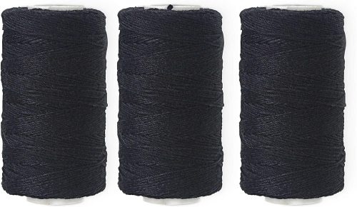 Buy Mandala Crafts Black Hair Weave Needle and Thread Set - Hair Needle and  Thread Kit for Sewing Hair – 70 C Needles T Pins 24 Hair Weaving Thread for  Hair Sew