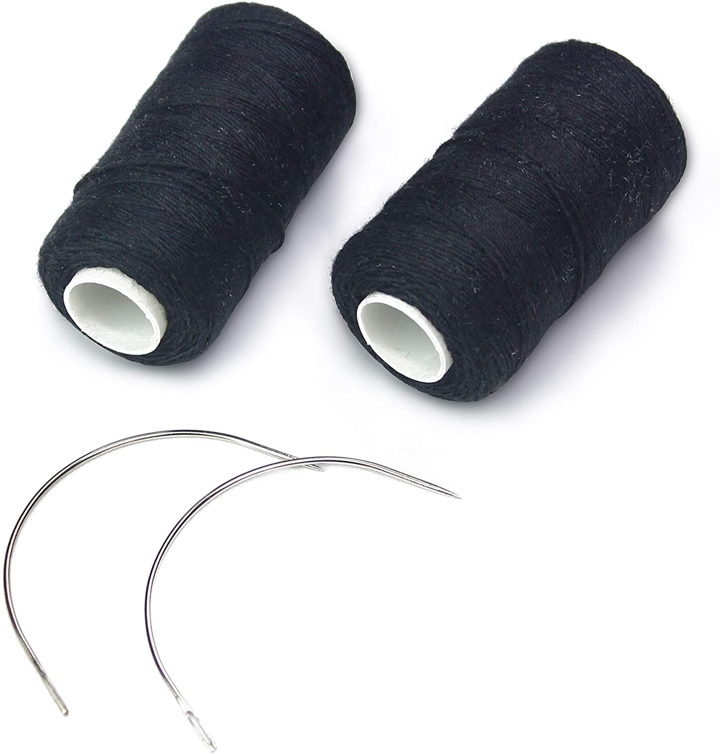 Weft Weave Track Sew in Sewing Needle & Tread Kit black /J for Hair  Extensions. 