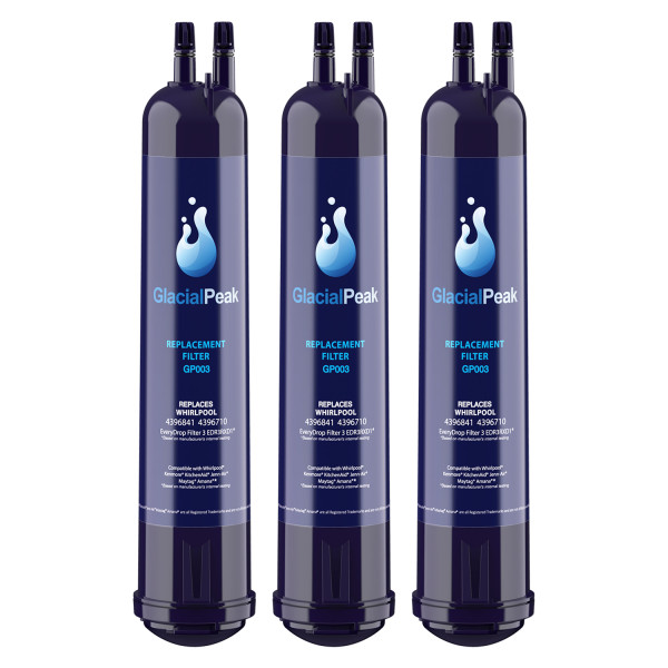 GlacialPeak 4396841 for Filter 3, EDR3RXD1, 46-9083 Water Filter (3 packs)