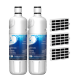 GlacialPure w10413645a, Edr2rxd1 Water Filter, Filter 2 with Air Filter (2 Pack)