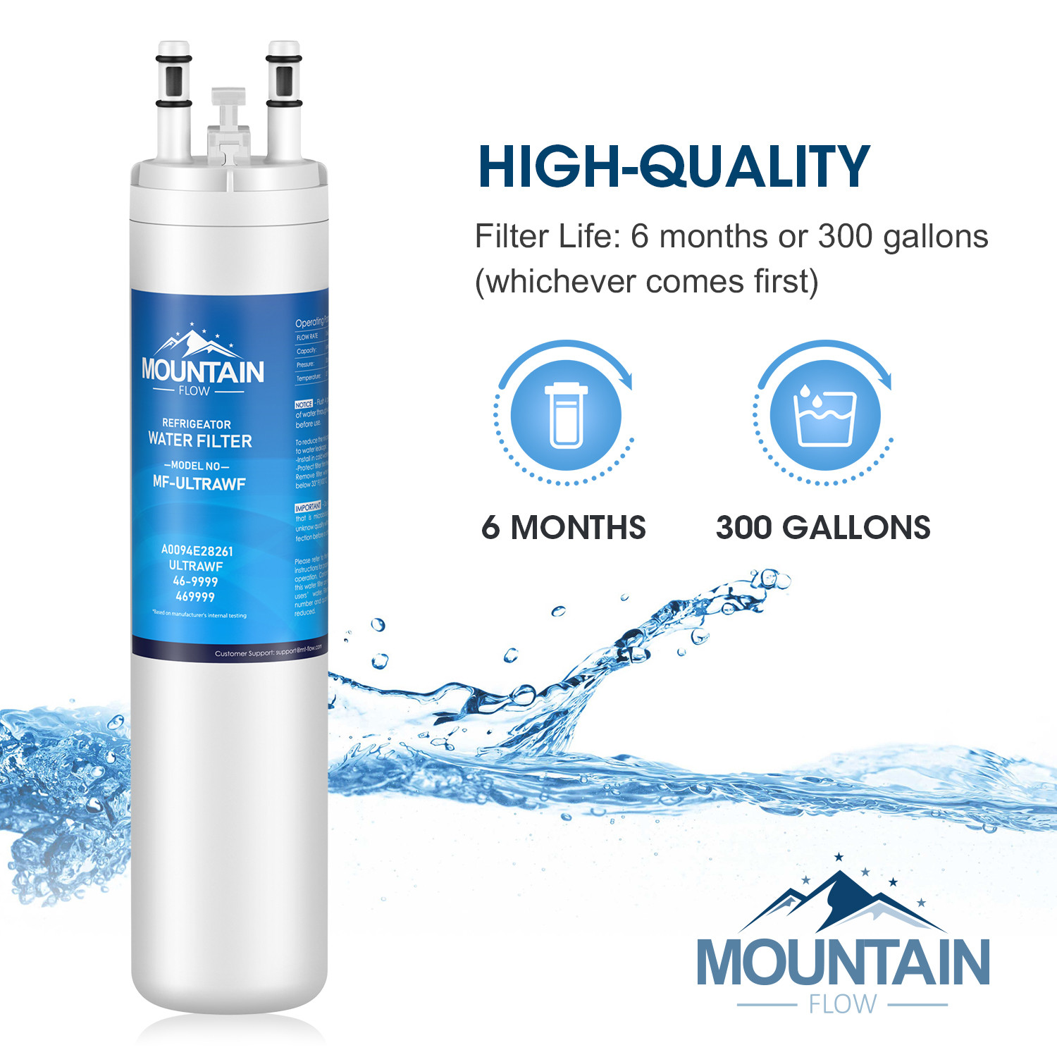 MountainFlow 2pk ULTRAWF, 242017801 Water Filter & 469999 Filter