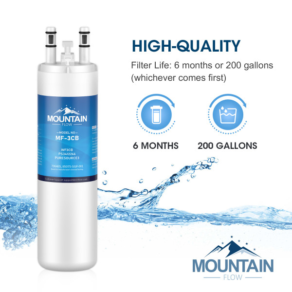 MountainFlow 3pk PureSource 3, WF3CB, FFHS2611LWF Water Filters