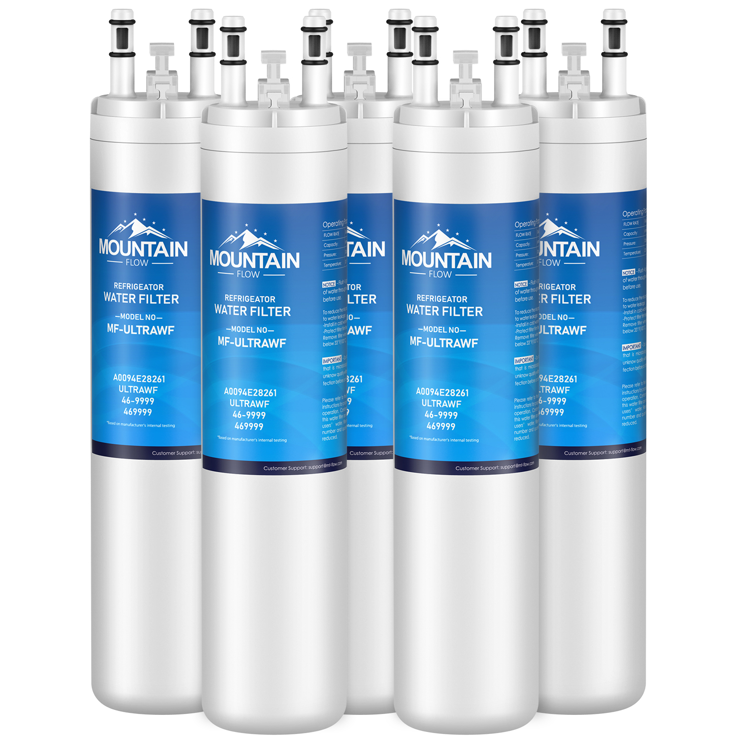 MountainFlow 5pk 469999, 242017801 Water Filter & ULTRAWF Filter