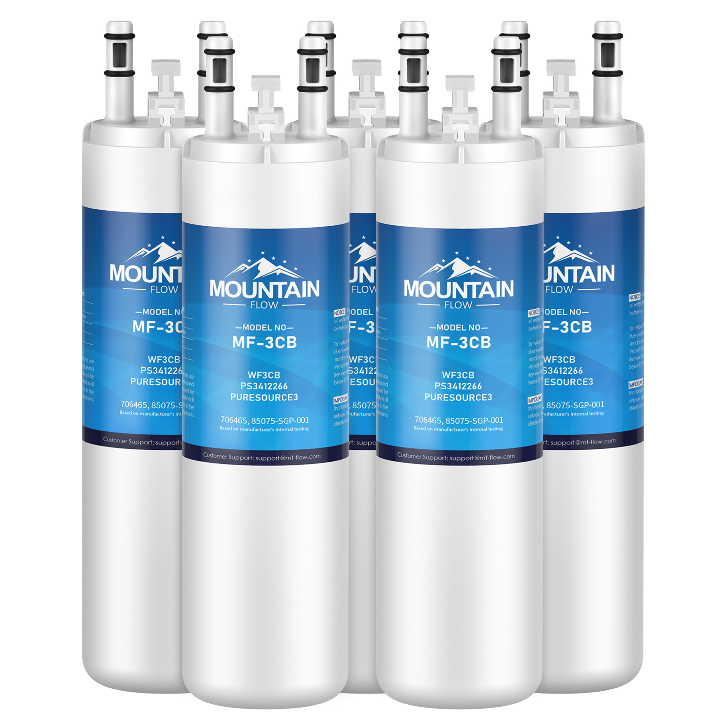 MountainFlow 5pk PureSource 3, WF3CB, FFHS2611LWF Water Filters