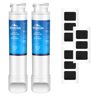 EPTWFU01 Water Filter with Air Filter Refrigerator By MountainFlow 2Pack