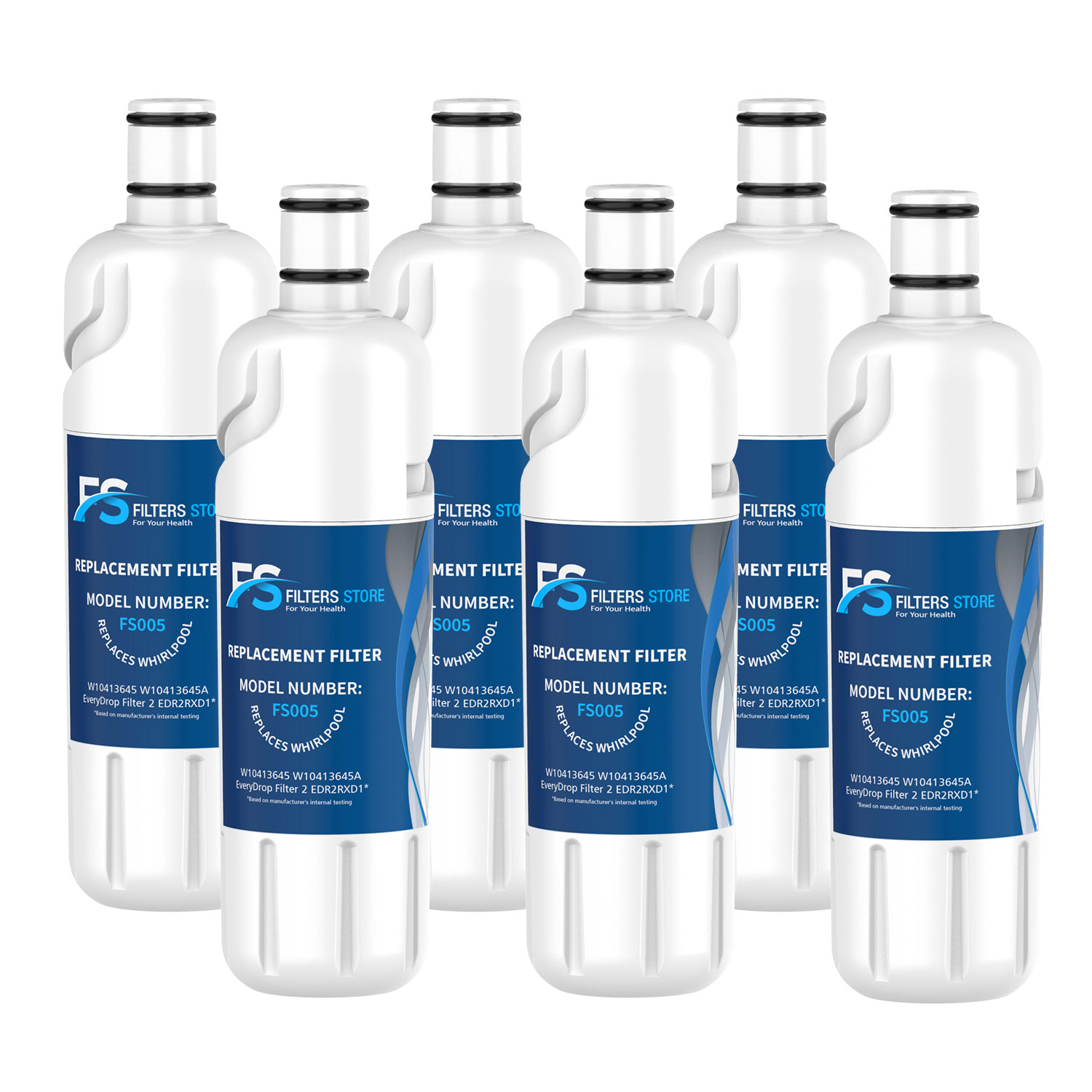 Edr2rxd1, w10413645a Water Filter, Filter 2 By FS (6 Pack)