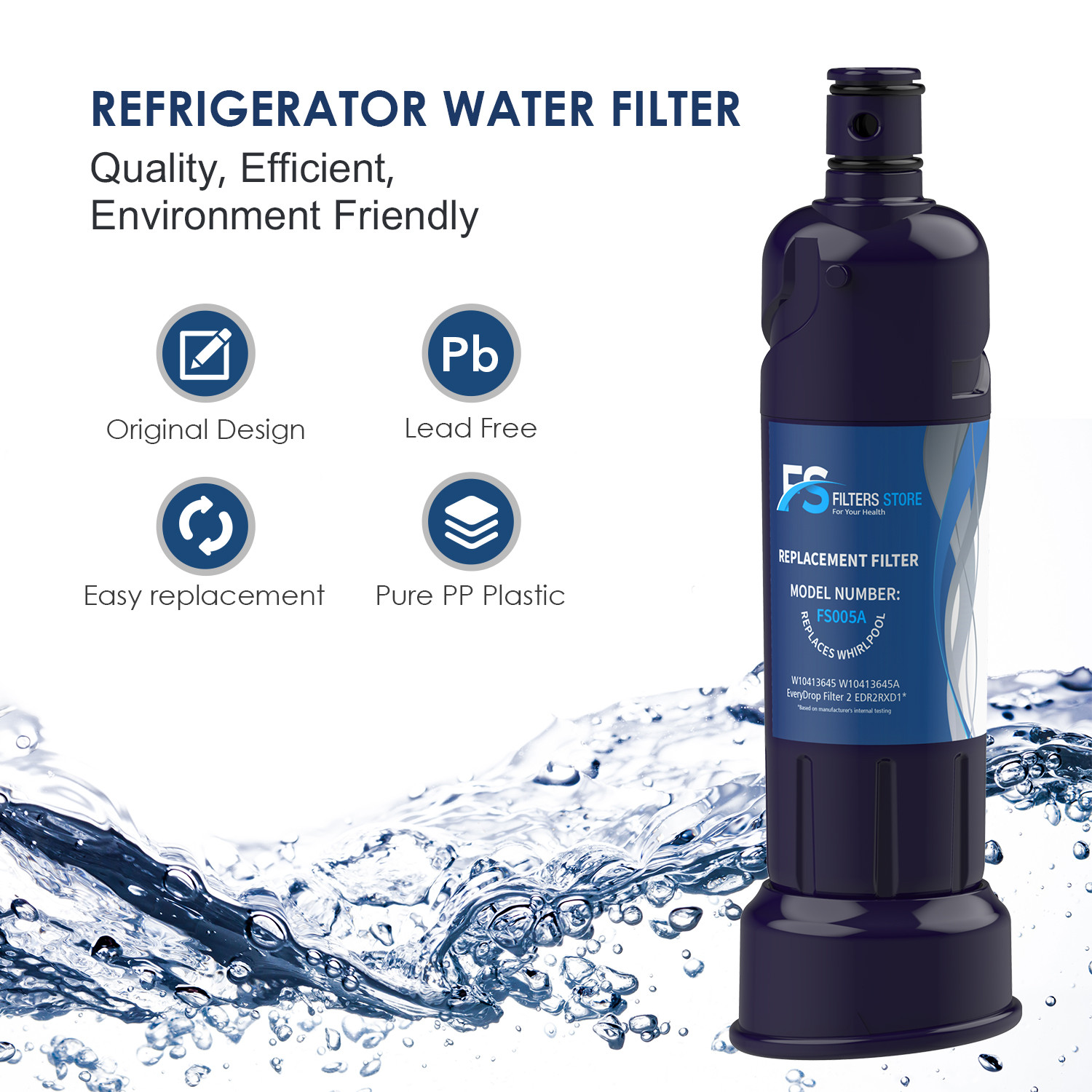 F2wc9i1 Ice Maker Filter by FS (3 Pack)