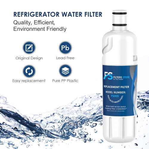 Compatible with EDR2RXD1 Refrigerator Water Filter 2,Kenmore 9082,Kenmore 9903 Water Filter 2packs FFROI W10413645A W10413645 Water Filter Cap Replacement