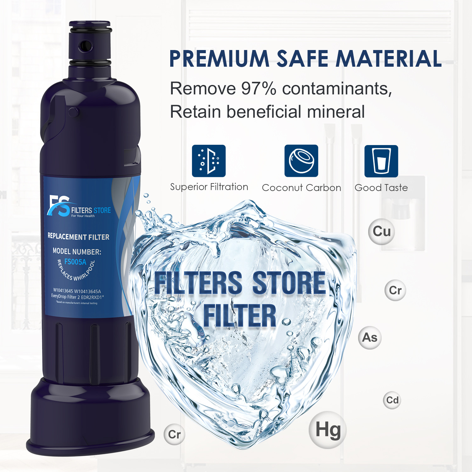 F2wc9i1 Ice Maker Filter by FS (3 Pack)