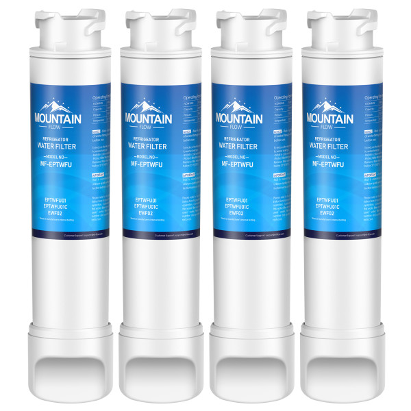 MountainFlow 4pk EPTWFU01 Water Filters Replacement with FPBC2277RF