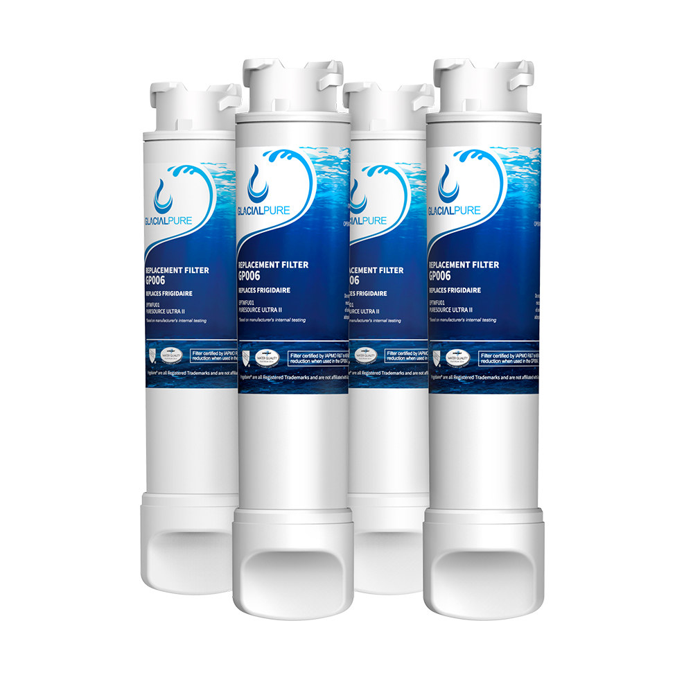 EPTWFU01 Water Filter, EWF02, EPTWFU01C Refrigerator Filter, 4Pack