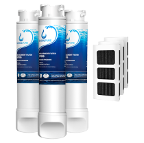 EPTWFU01 EWF02 Water Filter Combo With PAULTRA Air Filter by GlacialPure 3pk