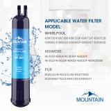 4pk 4396841p Water Filter Compatible EDR3RXD1 Filter 3 by MountainFlow