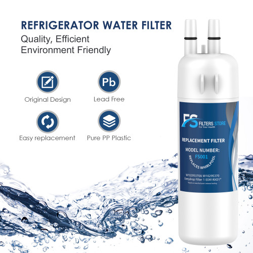 Fs 3pk Edr1rxd1 W10295370a Fridge Filter For Filter 1