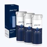 GE XWF, WR17X30702 Replacement Refrigerator Water Filter by Glacier Fresh, 3-Pack