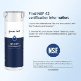 GE XWF, WR17X30702 Replacement Refrigerator Water Filter by Glacier Fresh, 3-Pack