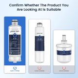 Glacier Fresh Replacement for DA97-17376B, HAF-QIN Samsung Refrigerator Water Filter, 2-Pack