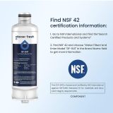 Glacier Fresh Replacement for DA97-17376B, HAF-QIN Samsung Refrigerator Water Filter, 2-Pack